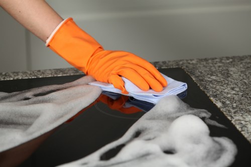 Barnes Carpet Cleaners reviewing health and safety procedures after a job