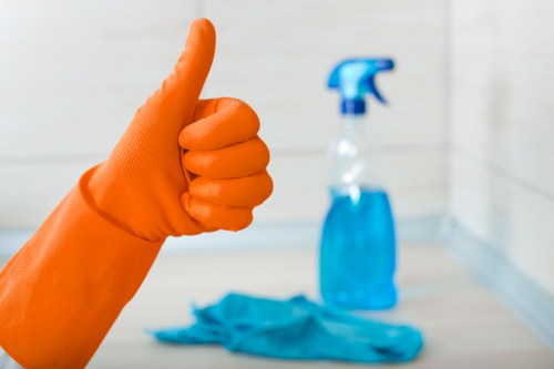 Specialist stain treatment during upholstery cleaning in Barnes