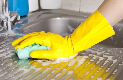 Specialist stain removal process for delicate fabrics in Barnes